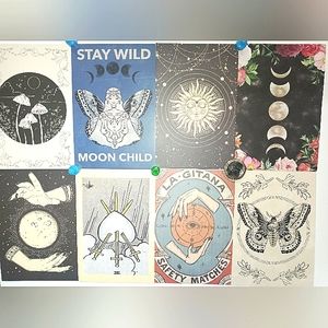 Vintage Postcards pack of 8 Unique Blank postcards Letter Cool Artwork Post Card